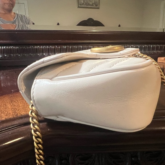 COPY - Authentic GUCCI Marmont Super mini in White! - Picture 11 of 12